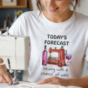 Min maskin ringer och jag måste sy roligt t shirt