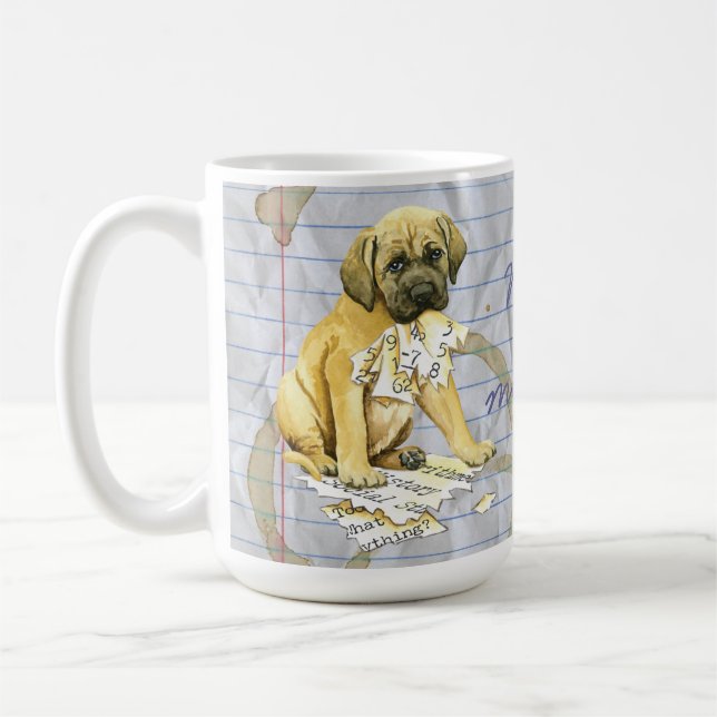 Min Mastiff Ate min Lesson Plan Kaffemugg (Vänster)