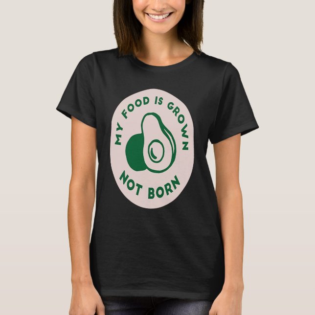 Min mat är inte född t shirt (Framsida)