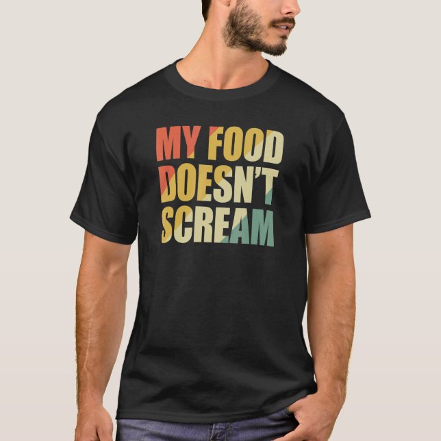 Min mat är inte skräm t shirt (Framsida)