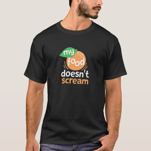 Min mat är inte skräm t shirt (Framsida)