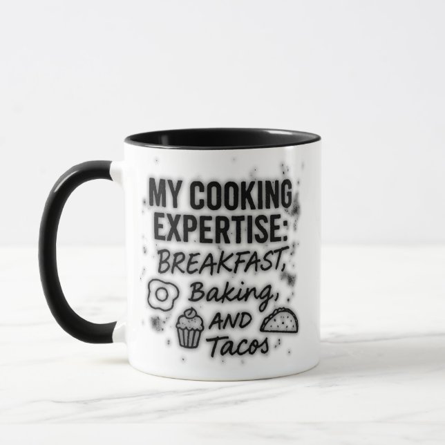 Min matlagningskompetens: Frukost, bakning & tacos Mugg (Vänster)