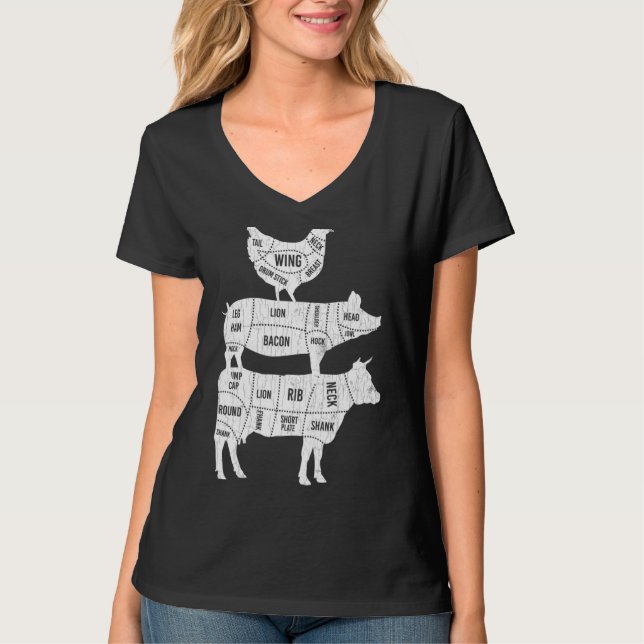Min matpyramid, matsalsmatsmatsbild, matbild t shirt (Framsida)