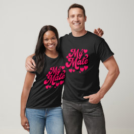Min matte-rosa t shirt