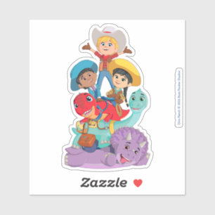 Min med Dino Ranch Friends Klistermärken