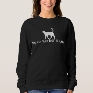 Min medarbetare är ett Idiot-kattarbete från hemme T Shirt