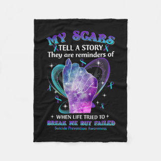 Min medvetenhet om självmord i bilar fleecefilt