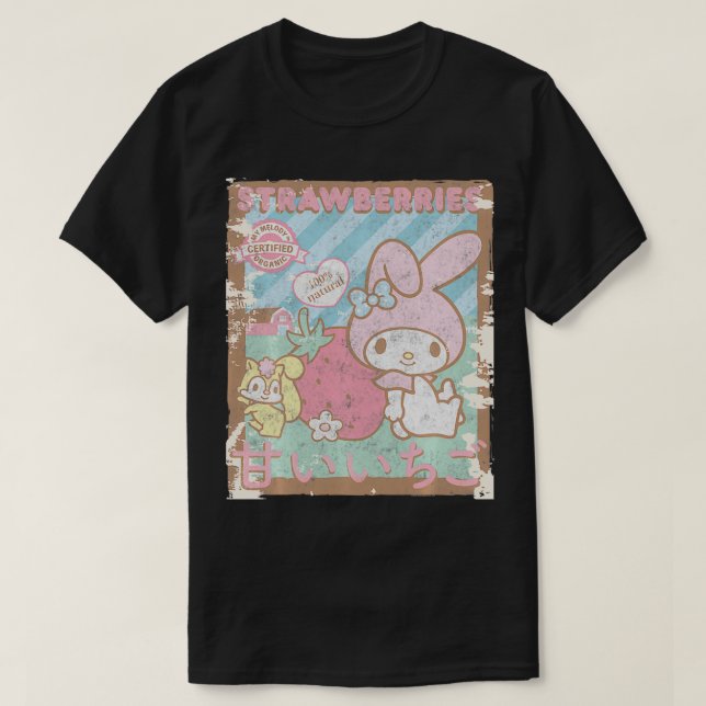 Min Melody Strawberry Picking Strawbär Farm Swe T Shirt (Design framsida)