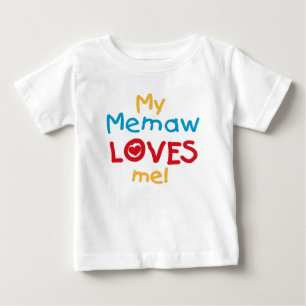 Min Memaw älskar mig T-tröja och gåvor Tee