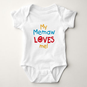 Min Memaw älskar mig T-tröja och gåvor Tee Shirt
