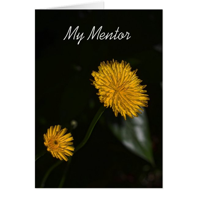 Min mentor hälsningskort (Framsidan)