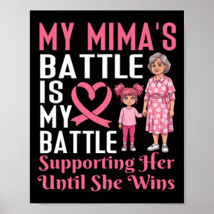 Min Mimas sköldpadda är min sköldpadda bröstcancer Poster