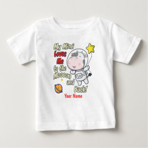 Min Mimi Kärlek Cow Astronaut T Shirt