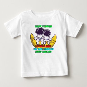 Min Mimi Kärlek mig till Måne och Back Astronaut T Shirt