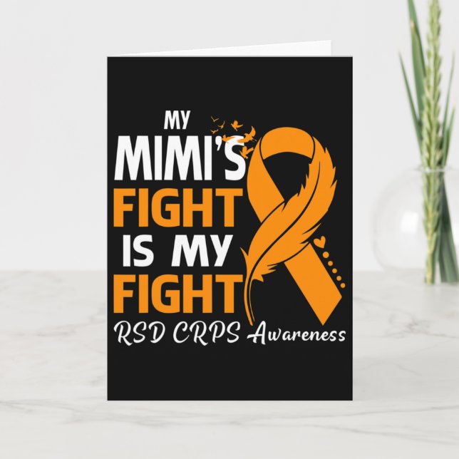 Min Mimis kamp är min fejd Crps Awareness Fea Kort (Framsida)