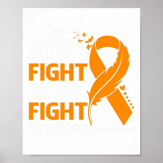 Min Mimis kamp är min fejd Crps Awareness Fea Poster (Framsidan)