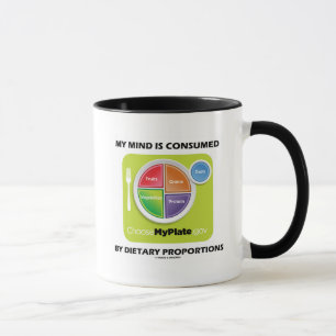 Min Mind konsumeras av Dietary proportionerar Mugg