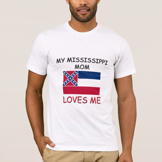 Min Mississippi mamma älskar mig T-shirt (Framsida)