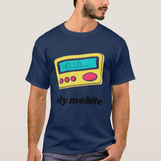 Min mobil 90-tals stil t shirt