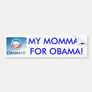 Min Mommas för Obama Bildekal