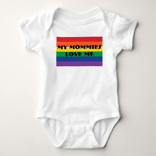Min Mommies älskar mig T-shirt (Framsida)