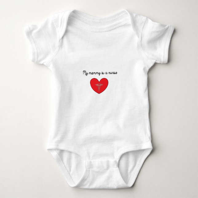 Min mommys sjuksköterska tee shirt (Framsida)