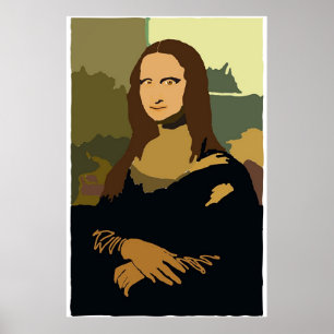 Min Mona Lisa Poster