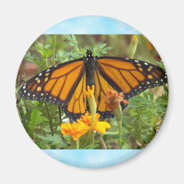 Min Monarch Butterfly-magnet Magnet