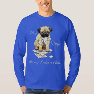 Min mops åt min kurs planerar tee shirt