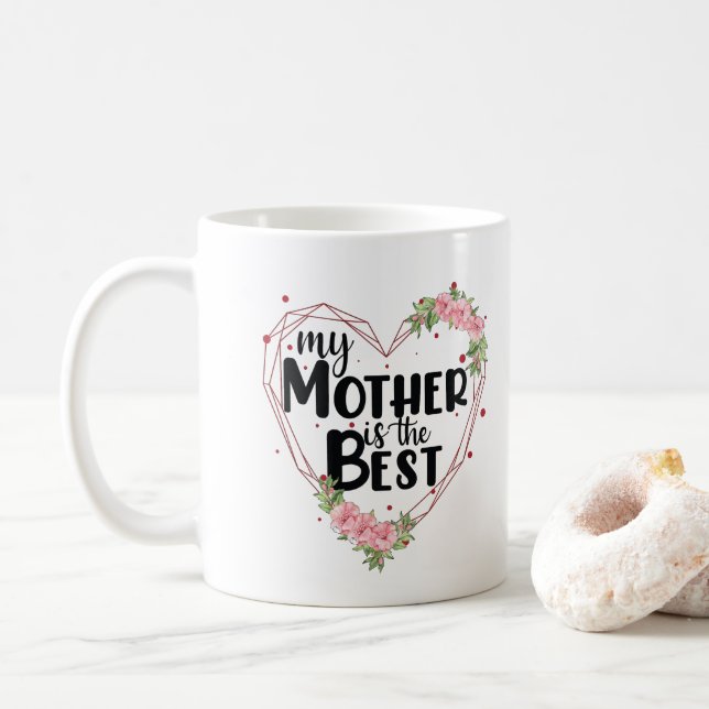 Min Mor är den bästa Kaffemugg (Med munk)