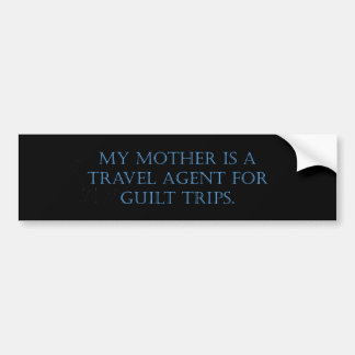 Min Mor är en resa Agent Bildekal