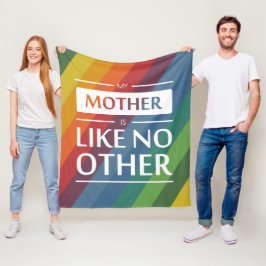 Min mor är som ingen annan fleecefilt