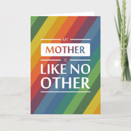 Min mor är som ingen annan tack kort