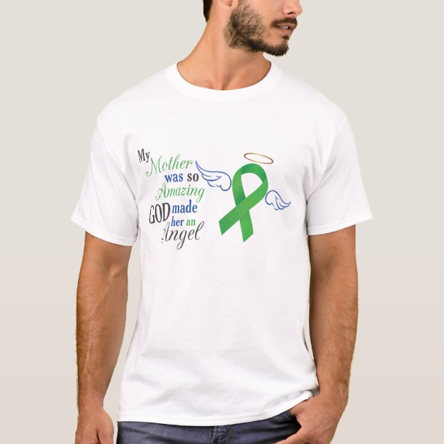 Min mor en ängel - vresighet - duct cancer tee shirt (Framsida)