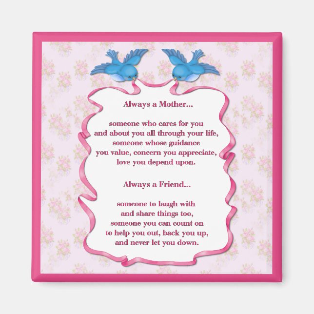 Min Mor, min vän Magnet (Framsidan)