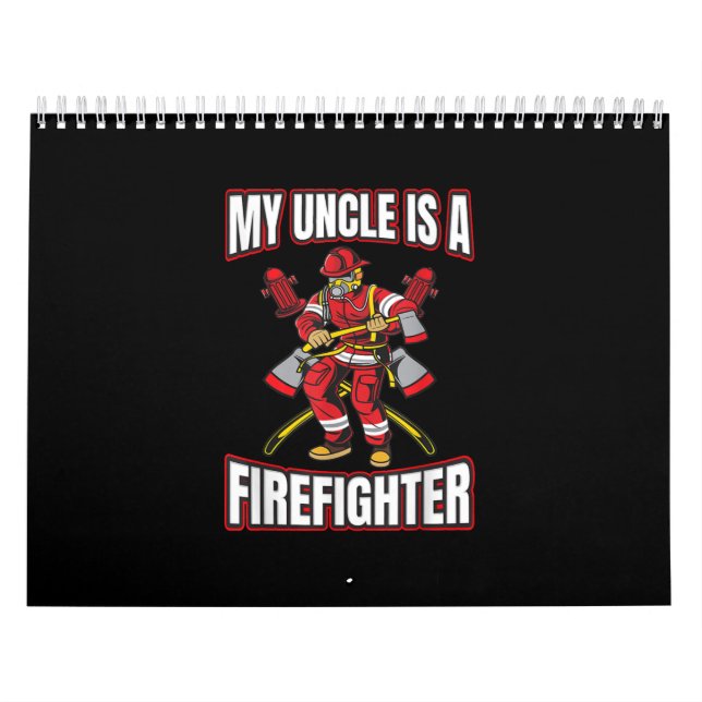 Min morbror är brandman kalender (Omslag)