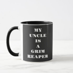 Min morbror är en grim Reaper Mugg