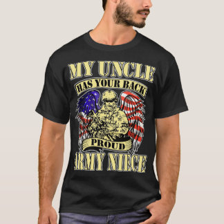 Min morbror har ditt arv i armé Nece US Militar T Shirt