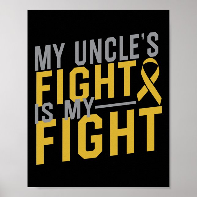 Min morbror kämpar mot cancer i barndomen poster (Framsidan)