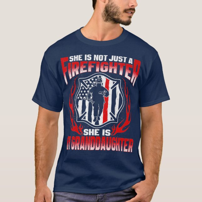 Min mordotter är Firefighter Hero Proud Fire T Shirt (Framsida)