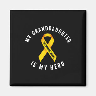 Min mordotter är min Hero Childancy Cancer Ribbo Magnet