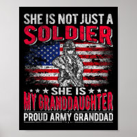 Min mordotter Min soldat Proud Army Granddad Gr