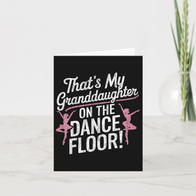 Min mordotter på Dance Golv Cheer G Kort (Framsida)