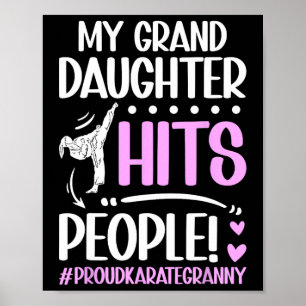 Min mordotter träffar People Proud Karate Granny G Poster