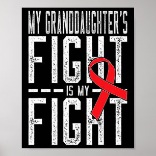 Min mordotters kamp är min kamp mot blodcancer poster
