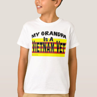 Min morfar är ungar för en Vietnam Vetskjorta T-shirt
