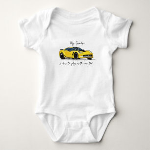 Min morfar gillar att leka med Corvettes C7-Gulten T Shirt