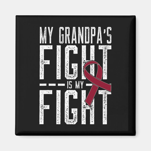 Min morfars kamp är min "Fight Sickle Cell Anemia" Magnet (Framsidan)