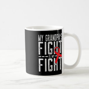 Min morfars kamp är min kamp mot blodcancer. kaffemugg