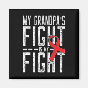Min morfars kamp är min kamp mot blodcancer. magnet